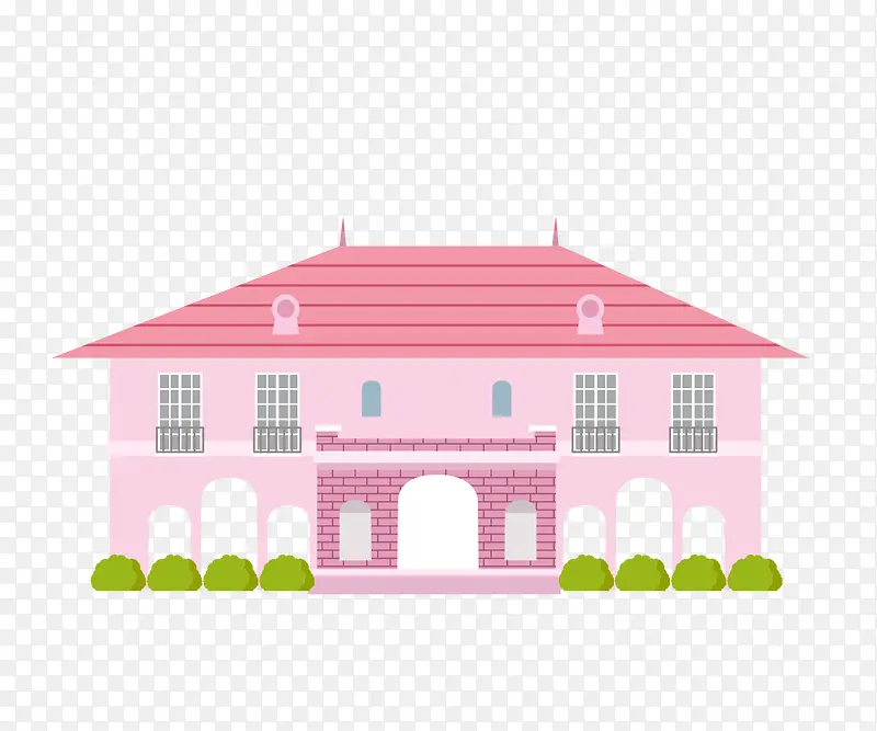 粉色房子