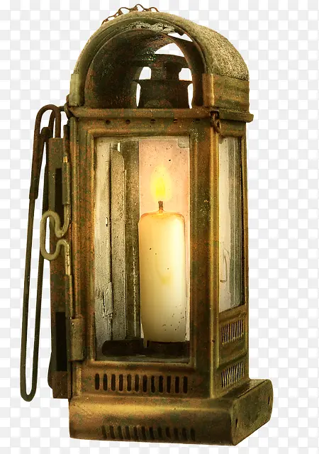 古老的蜡烛灯实物图