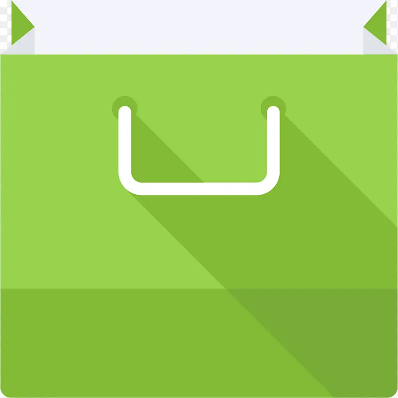 购物袋Green-Flat-icons