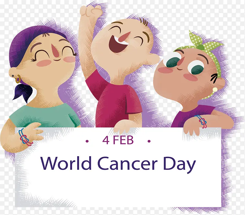 关爱癌症世界癌症日