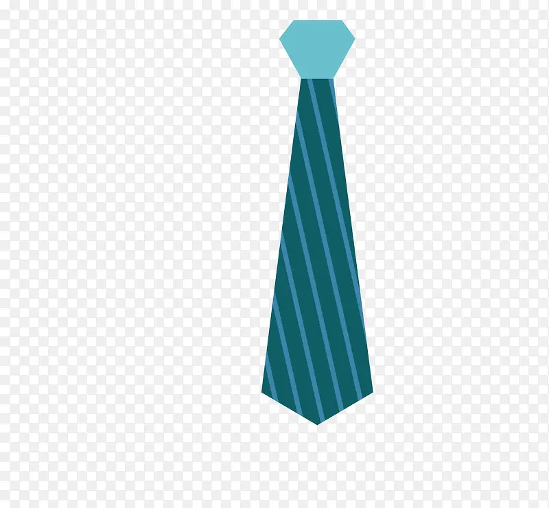 父亲节蓝色领带促销矢量素材