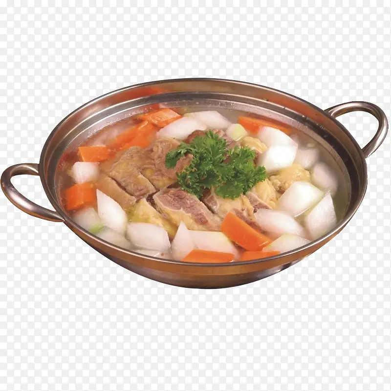 一锅萝卜牛腩汤