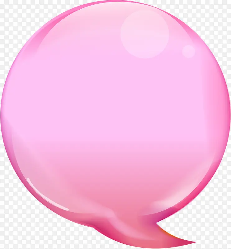 矢量粉色泡泡素材图