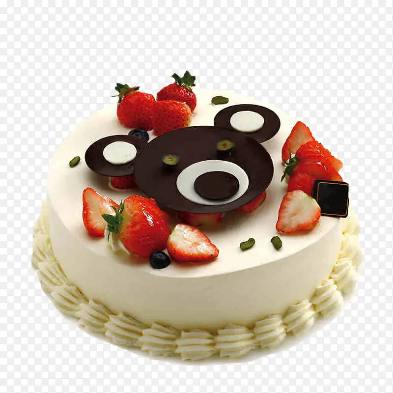 可爱小熊生日蛋糕