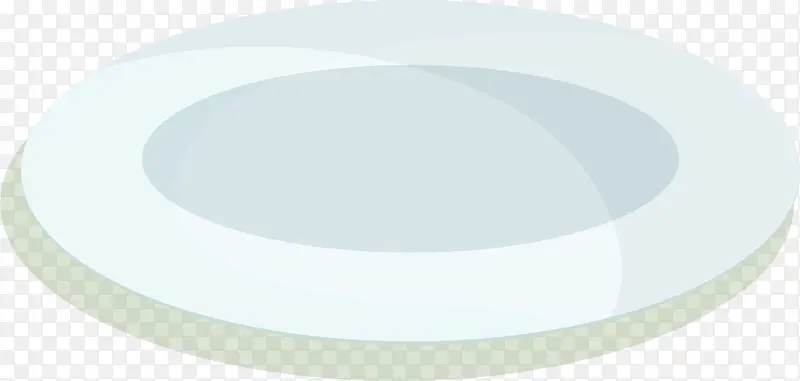 矢量图水彩陶瓷碟子