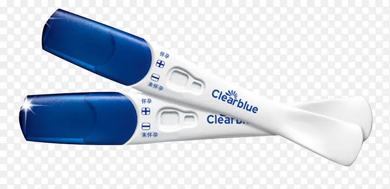 蓝色早孕检测电子笔