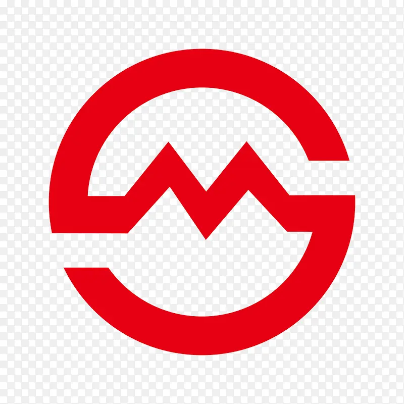 红色上海地铁logo标识PNG图片素材下载_图片编号7662049-PNG素材网