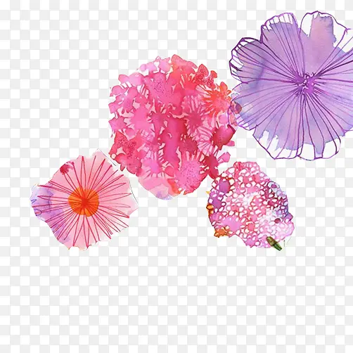 水彩花卉装饰图片