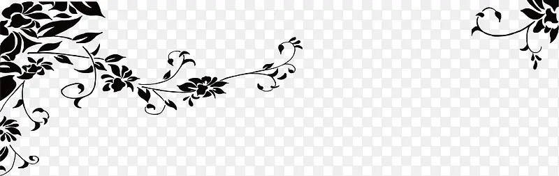 水墨花纹