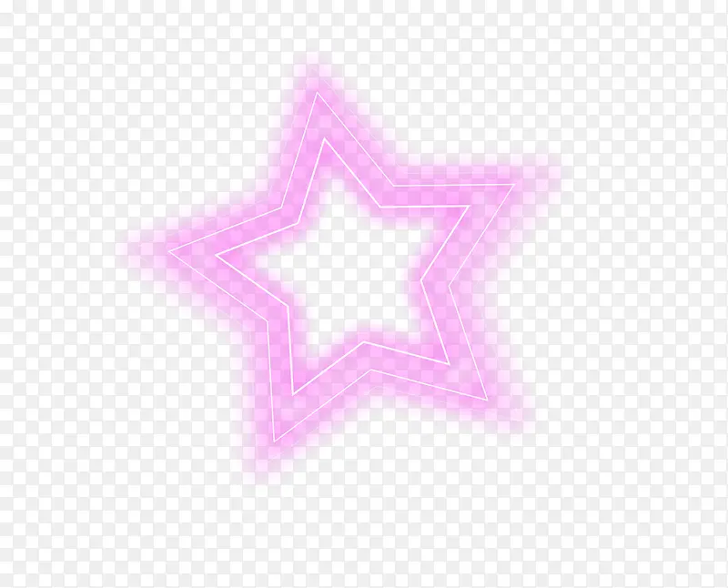 粉色五角星