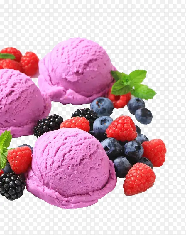 粉红色冰淇淋球PNG