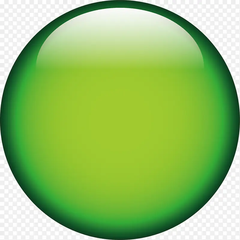 可爱小球绿色的小球