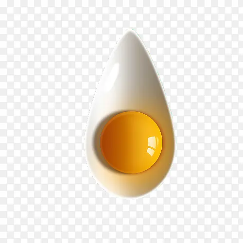 手绘临摹鸡蛋黄素材图