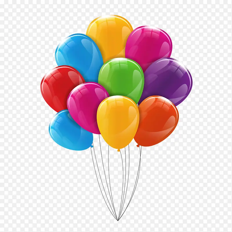 儿童节节日庆祝气球