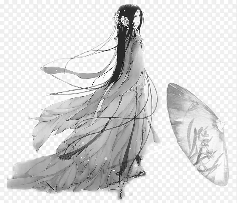 古风装饰手绘插画素材PNG图片素材下载_图片编号7680791-PNG素材网