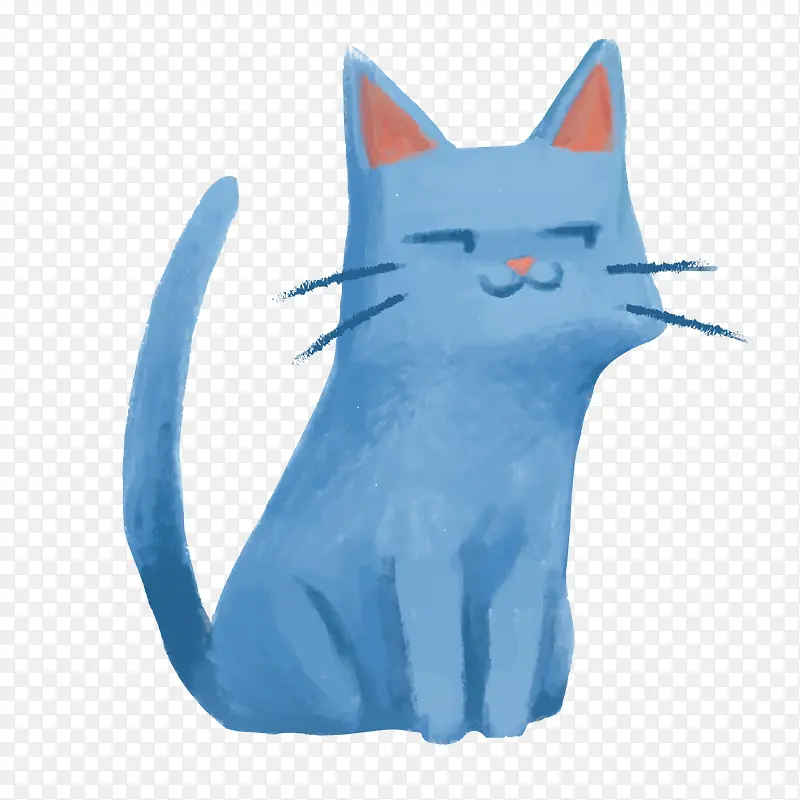 蓝色小猫