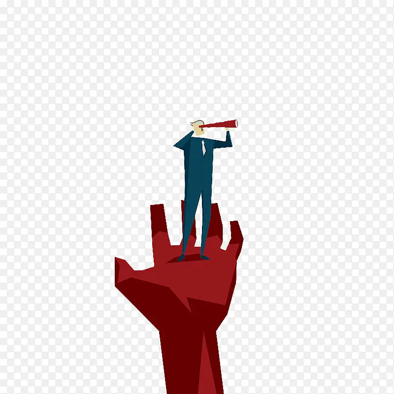 站在一只大手生面巡视工作的人呢PNG图片素材下载_图片编号7686940-PNG素材网