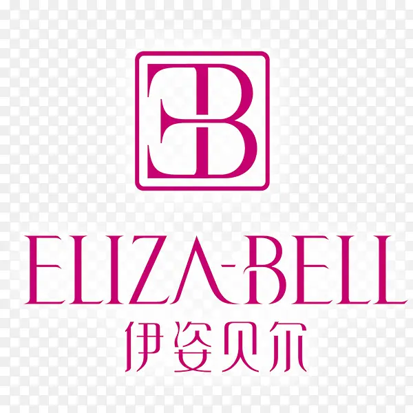 粉红色伊姿贝尔图标logo