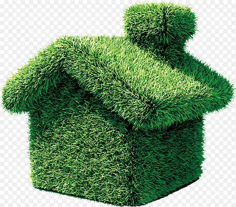 绿色房子草屋