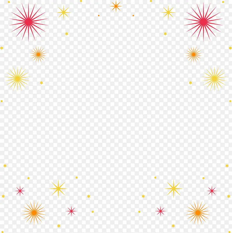 烟花边框