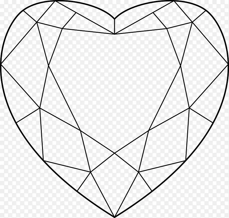 心形钻石素材
