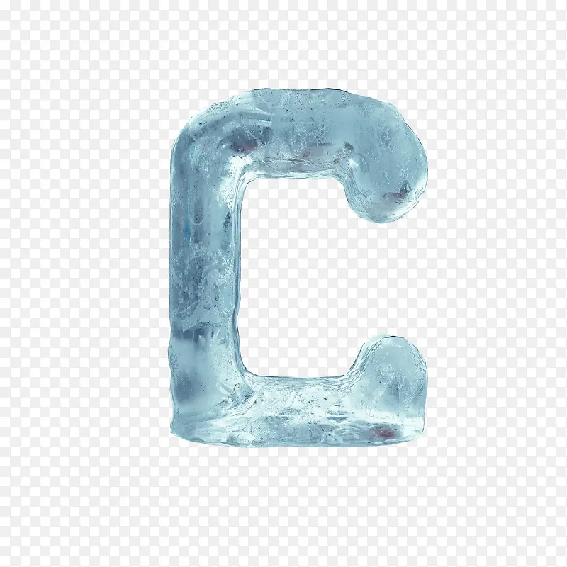 水晶蓝色字母C