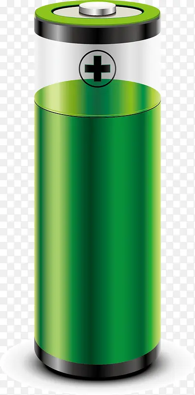 绿色矢量电池图