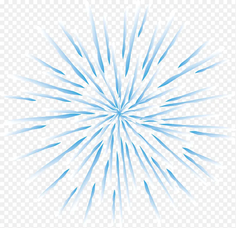 蓝色礼盒爆炸粒子素材图
