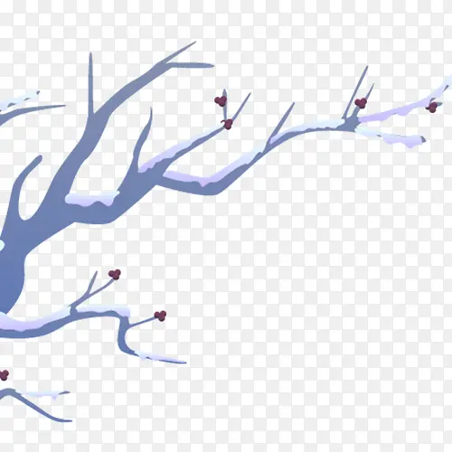 冬季树枝