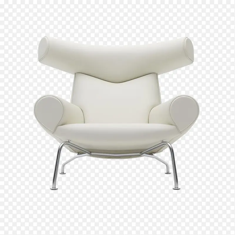 白色创意的椅子实物