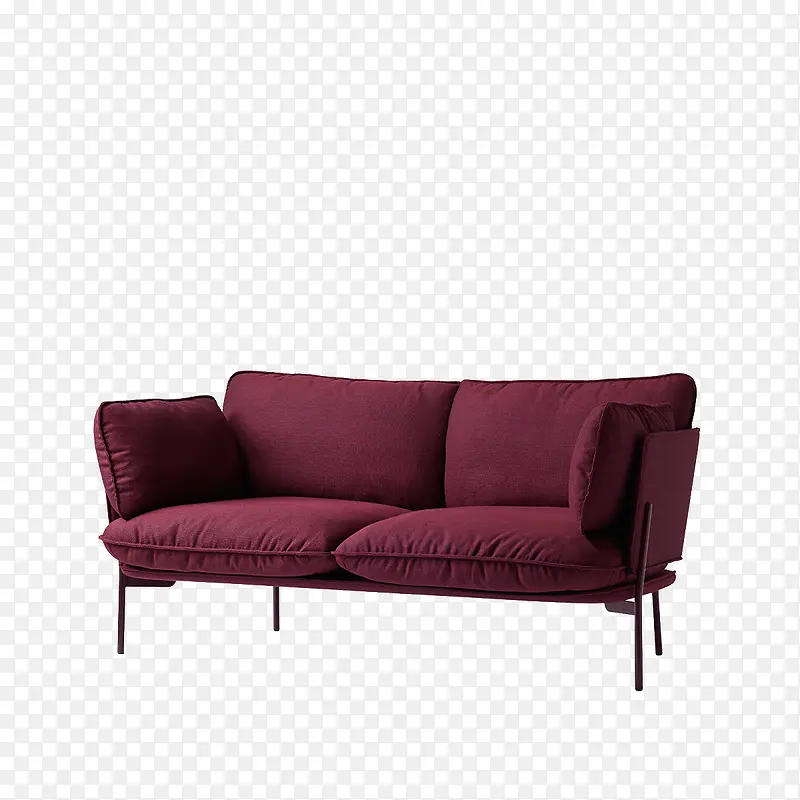 高级红棕色沙发椅
