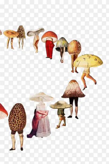 蘑菇头人腿