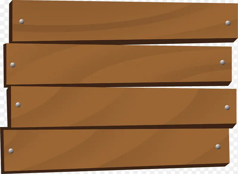 褐色破木板