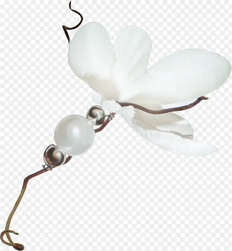 珍珠装饰花