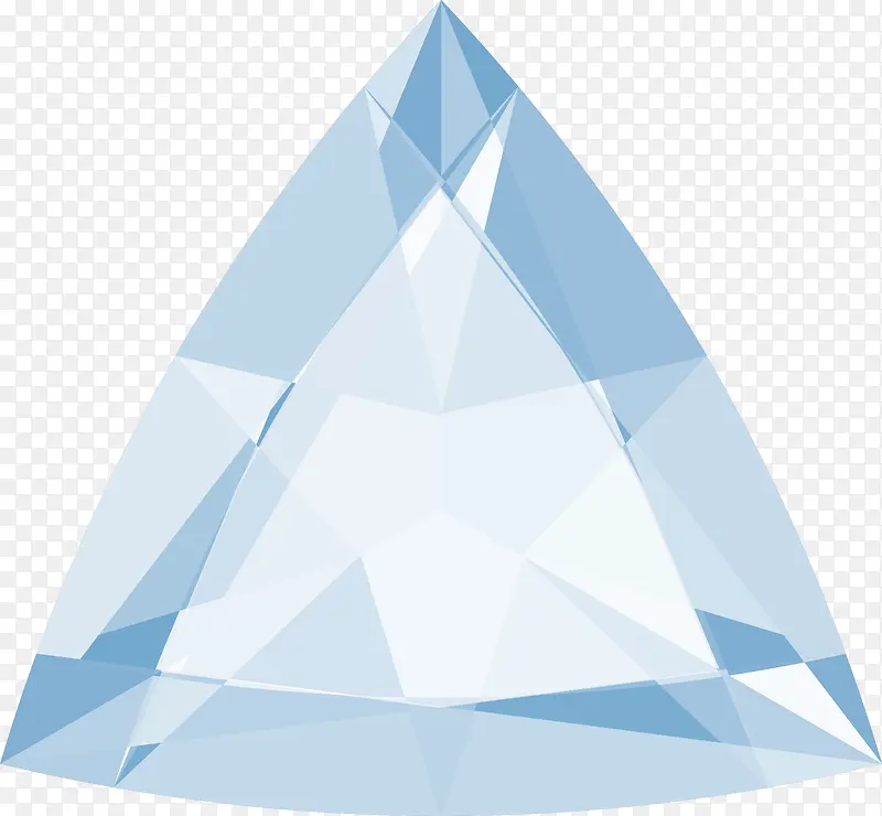 几何透明三角珠宝钻石素材