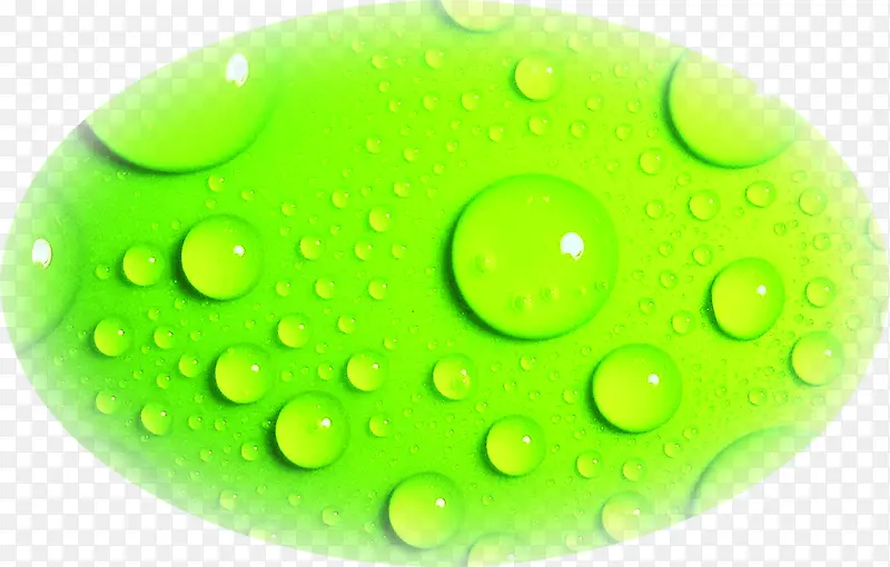 绿色环保水滴造型