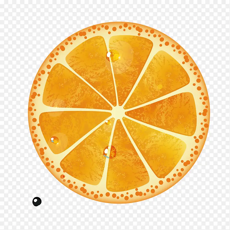 矢量艺术橙子食物