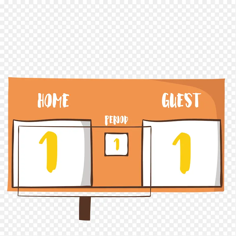 手绘卡通比分牌pngPNG图片素材下载_图片编号7721465-PNG素材网