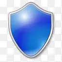 盾蓝色杀毒保护保护警卫安全基础