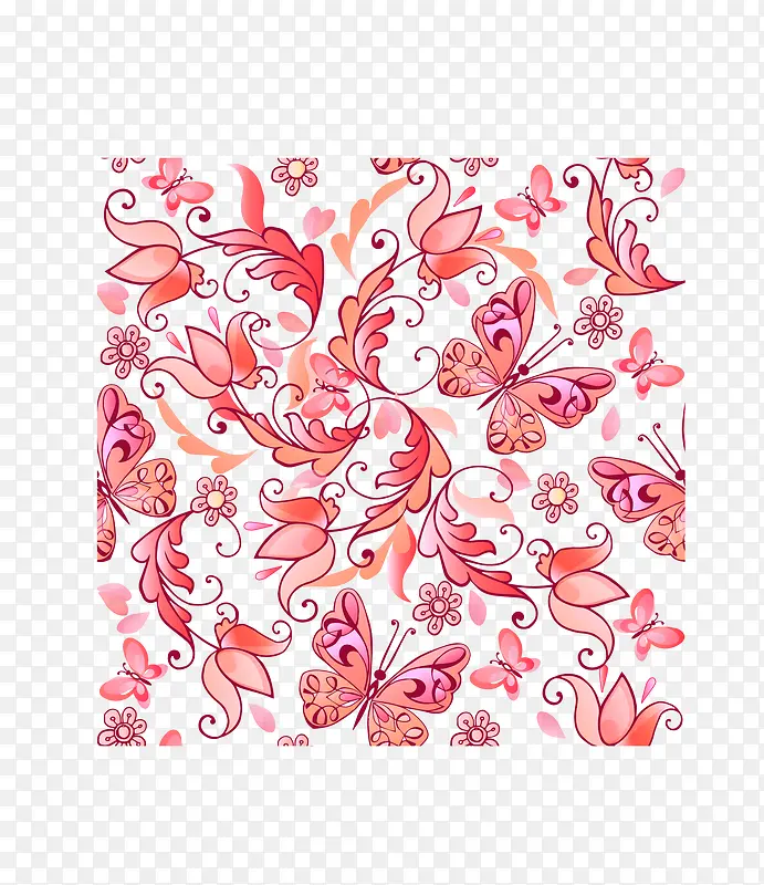 红色美丽花海