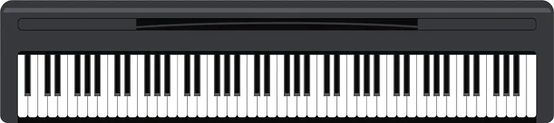 矢量图乐器电子钢琴