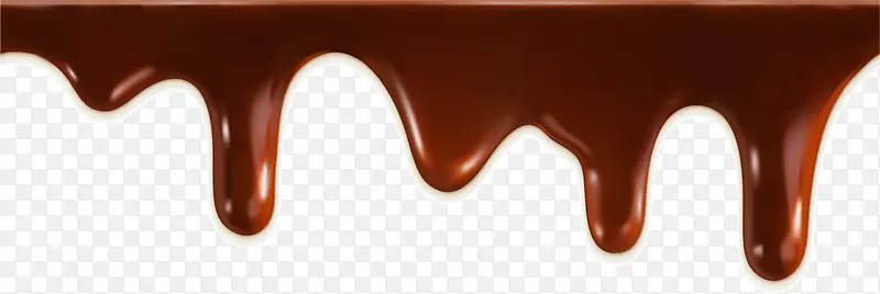 咖啡色巧克力汁液