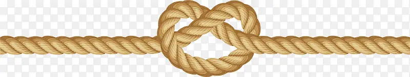 黄色打结编织绳子