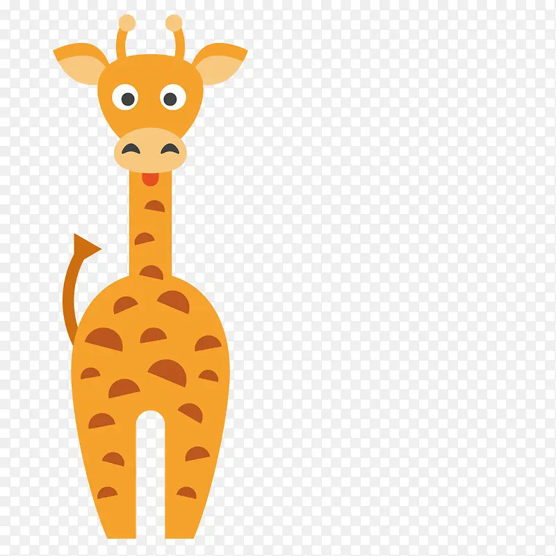 卡通可爱小动物装饰设计动物头像