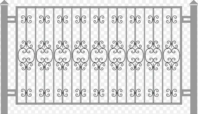 欧式古典花纹围栏