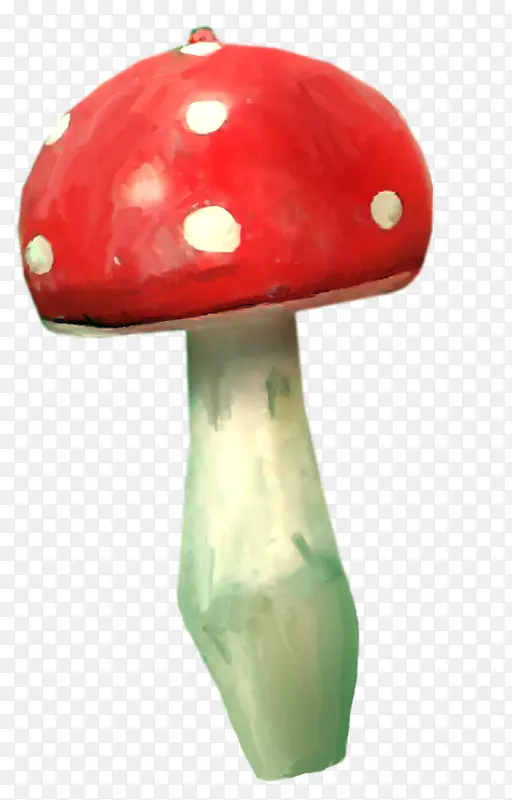 红色蘑菇朵
