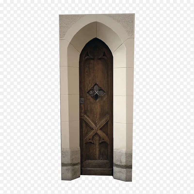 棕色大理石欧式拱形门