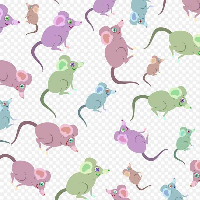 一堆老鼠
