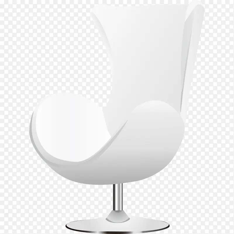 手绘白色座椅模型