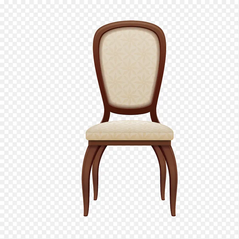 矢量创意白色质感椅子